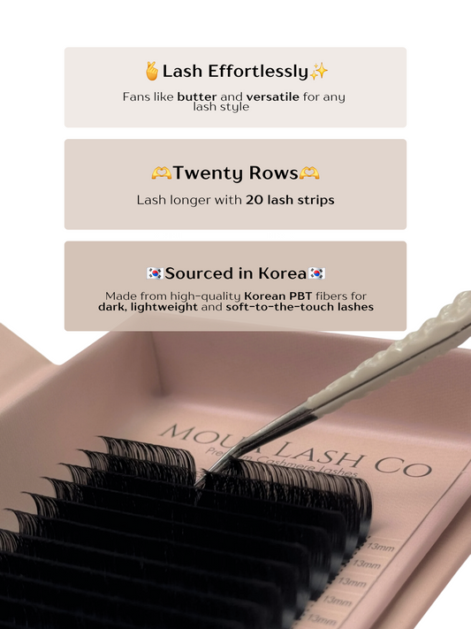 Abigail Lashes - .05 (20 Rows/Tray)